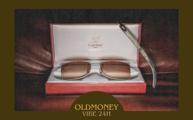 old money glasses - Cartier