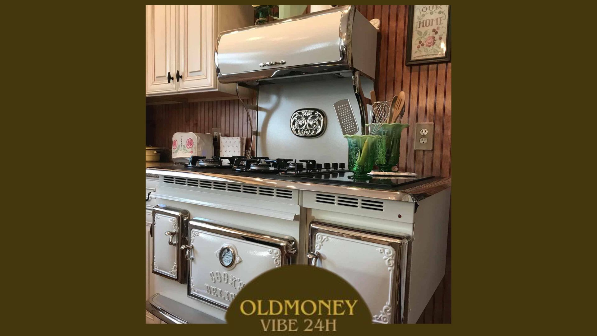 Kitchen with antique appliances