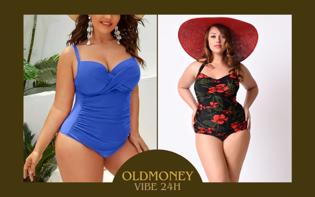 Plus Size Old Money Bathing Suit