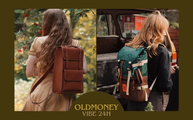 Vintage Old Money Backpacks