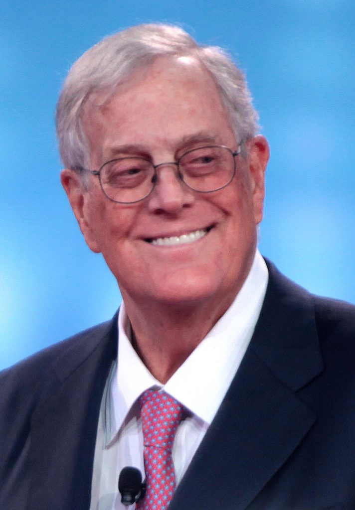 David Koch, the other half of the incredibly wealthy Koch brothers