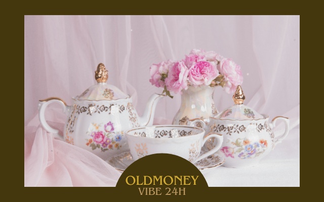 old money gifts for her- Tea Set