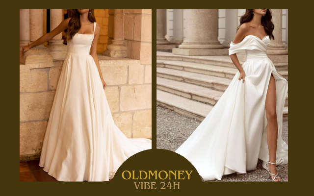 Old Money Wedding Dress Inspirations With Vintage Elegance